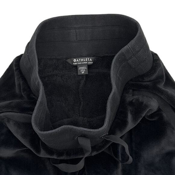 Athleta Double Cozy Karma Jogger Black Sweatpants Size Women's Small - Picture 5 of 6